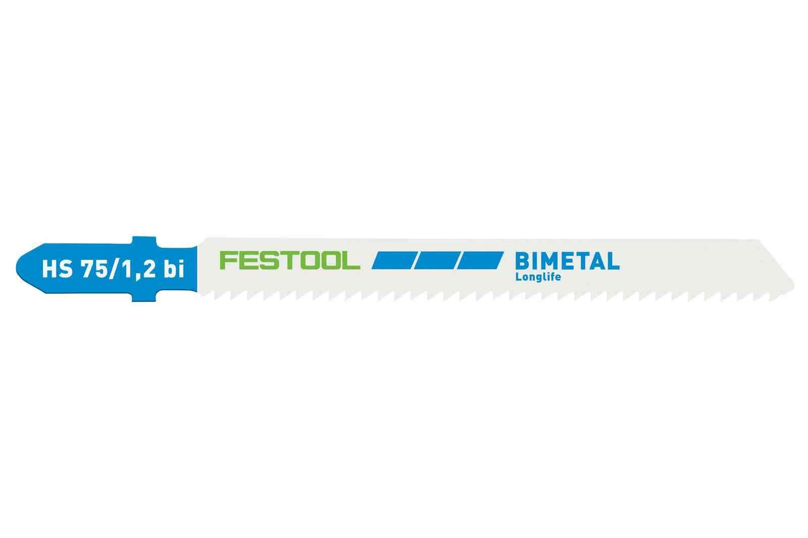 Festool Jigsaw Blade HS 75/1.2 BI 20 Pack 204271