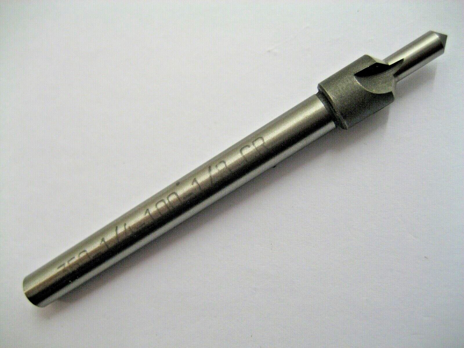 100 Super special price DEGREE COUNTERSINK 1 4 Same day shipping STEM TOOLS PILOTED AIRCRAFT 6.35mm