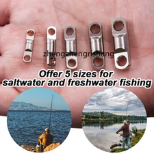 30Pcs Heavy Duty Ball Bearing Swivels Wind-On Swivel Big Game Brass Swivel 