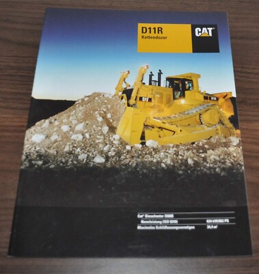 Caterpillar D11R Kettendozer Tractor Specification Technical Brochure Prospekt