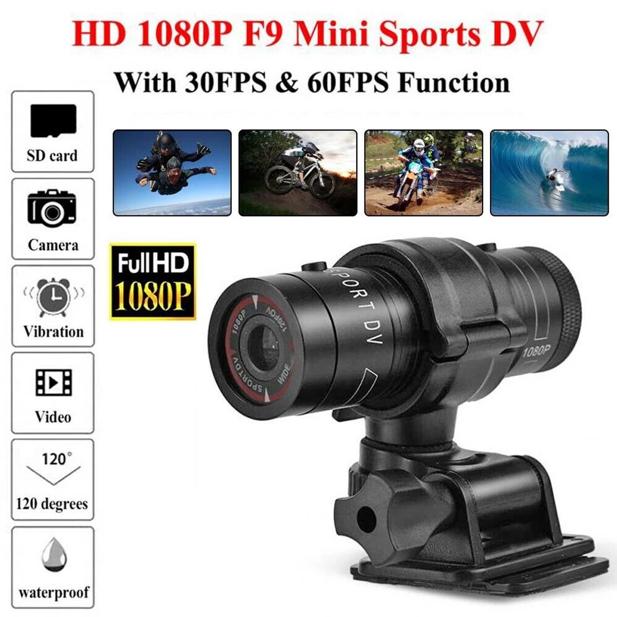 kandidat harmonisk Grudge Professional Camera HD 1080P Bike Sports DV Action Cam F9 For Gun Rifle Hunting | eBay kandidat harmonisk Grudge Professional Camera HD 1080P Bike Sports DV Action Cam F9 For Gun Rifle Hunting | eBay