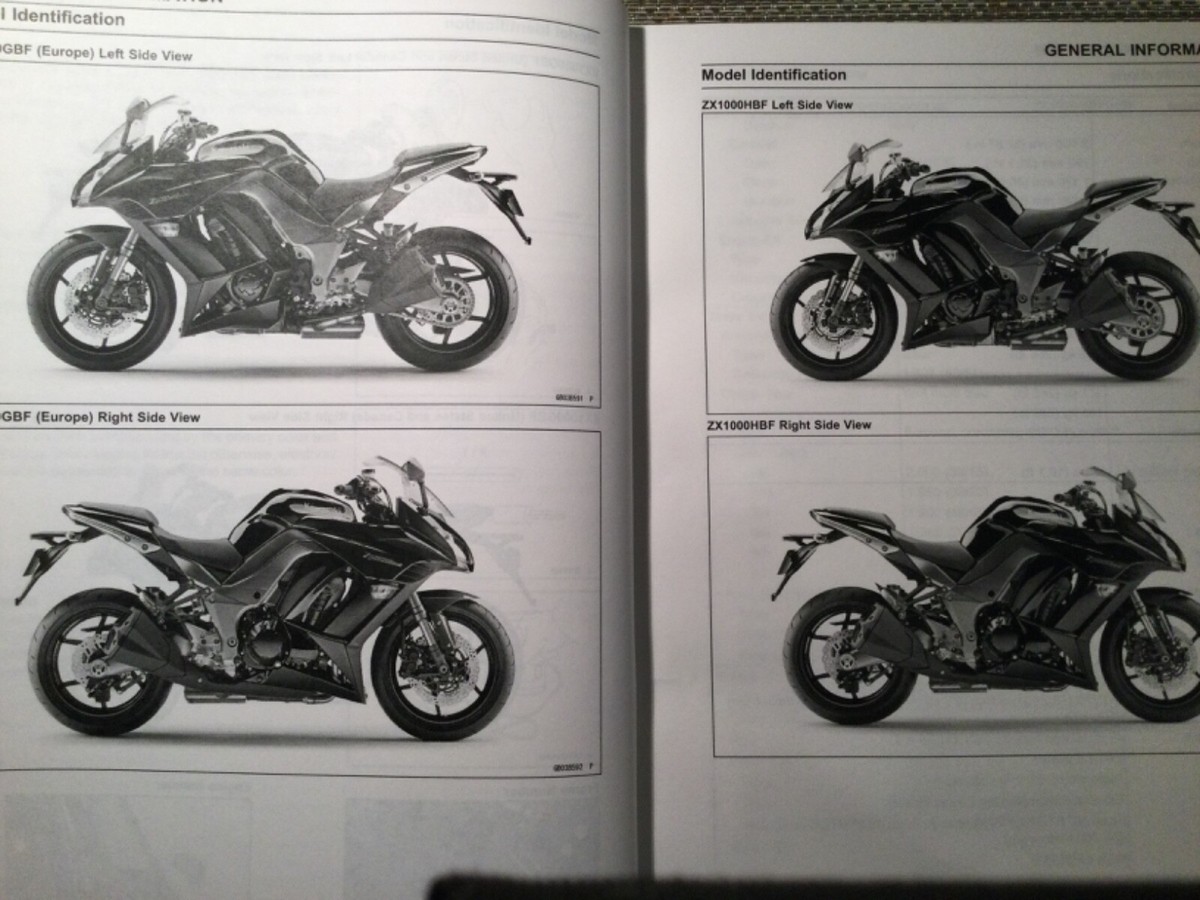 Z1000SX、 Ninja 1000 サービスマニュアル（2011年式）