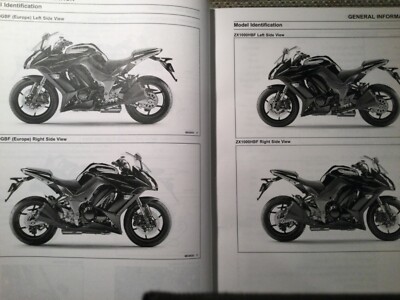 Nnja1000 (Z1000SX) 2011 サービスマニュアル Service Manual Kawasaki 2011 Z1000SX Repair