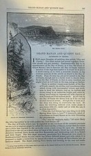 1878 Grand Mannan Quoddy Bay Swallow Tail Light Head Harbor Light Bishop's Rock