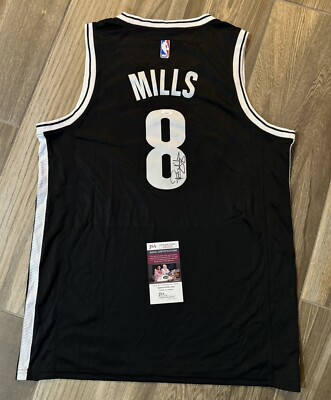 Patty Mills Signed Brooklyn Nets Jersey NBA Champion Australia JSA COA  Proof