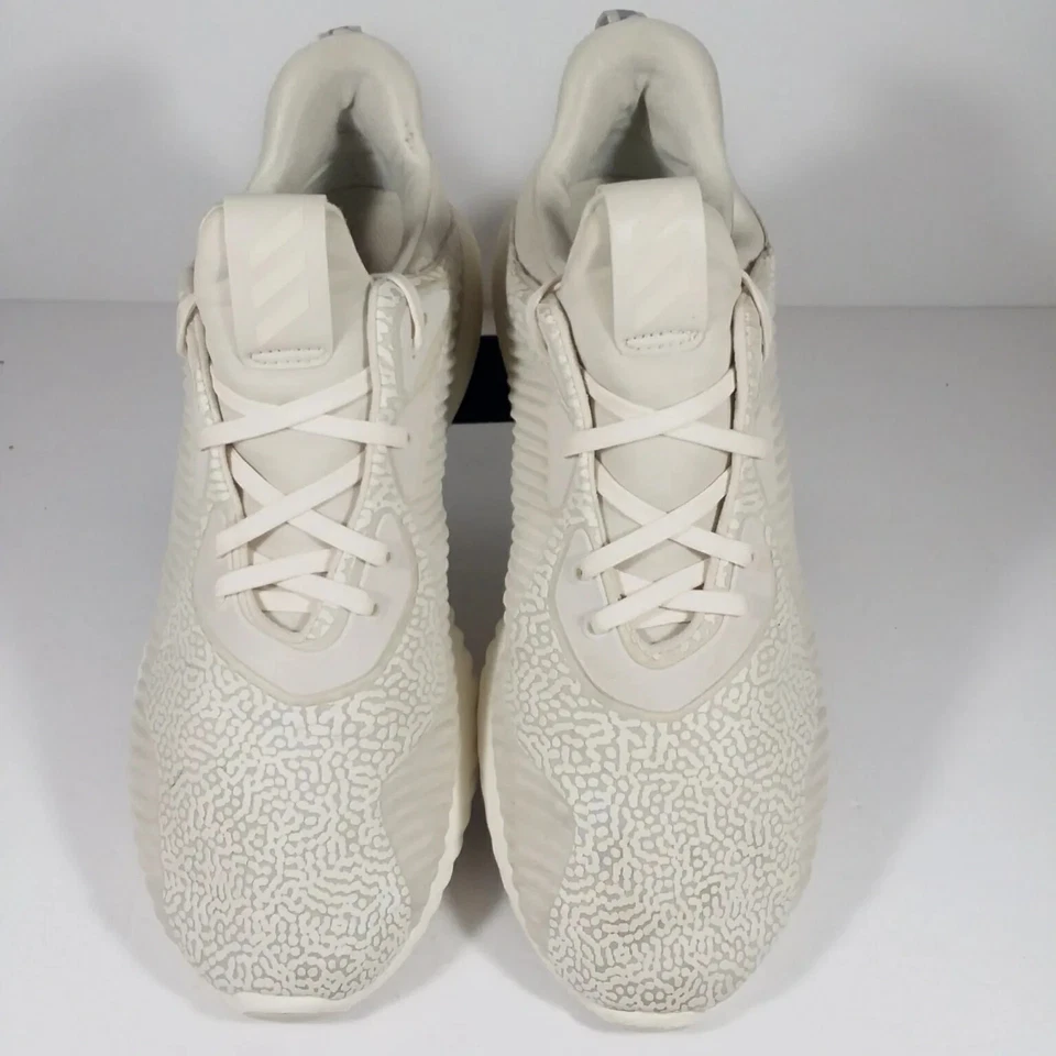 Adidas AlphaBounce Run Para Mujer Talla 8.5 Zapatos para Correr DA9568 Off White Crema Foto 4 de 4