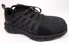 Reebok Fusion Flexweave Composite Toe Work Sneakers Women's Size 7.5 WIDE, Black
