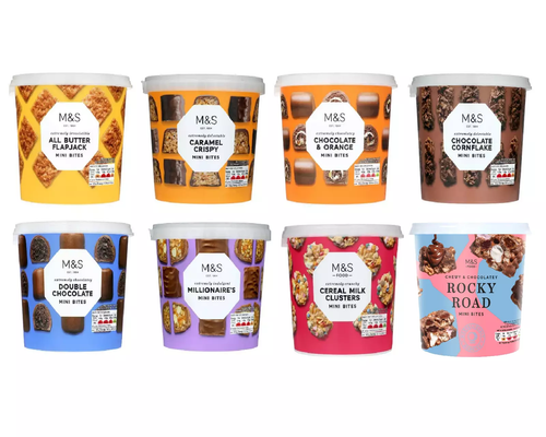M&S Extremely Chocolate and Irresistible Mini Bites M&S Foods Snacks