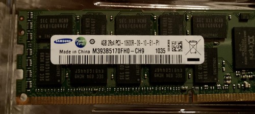 Samsung M393B5170FH0-YH9 4GB 2Rx4 PC3L-10600R DDR3 RAM - Picture 2 of 2