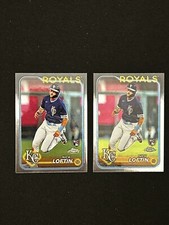 Nick Loftin (2) 2024 Topps Chrome RC Rookie #183 Kansas City Royals 