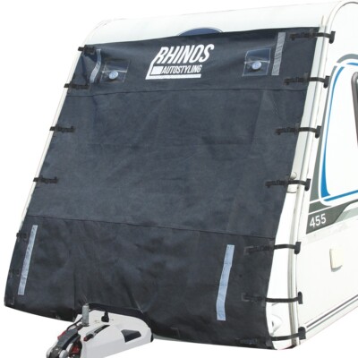 Für Coachman VIP 520-HD Wohnwagen Front Abschlepp Abdeckung Schutz + LED LEUCHTEN