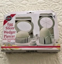 Norpro Egg slicer wedger piercer with garnishing tool new in open box