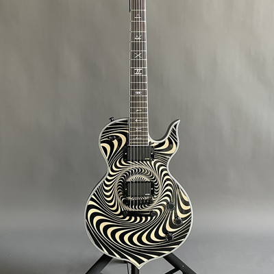 Modern Electric Guitar Vortex Black HH Pickups Black Hardware Free Shipping