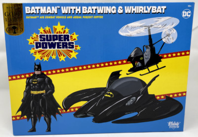 McFarlane Toys Batman Batwing Whirlybat 3-Pack DC Super Powers Gold Label