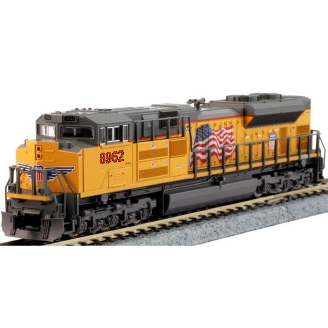 NEW Kato SD70ACe with Sound Headlights Union Pacific Locomotive N