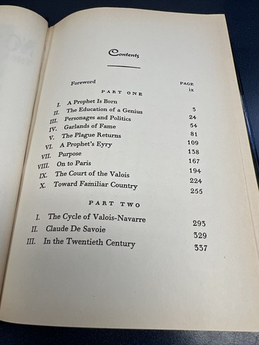 RARE Nostradamus: The Man Who Saw Through Time 1941 Lee McCann Wings Books HC - Foto 7 di 12