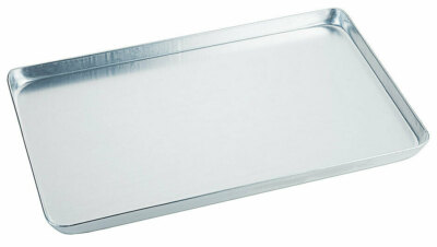 Ausstellblech Thekenblech Kuchenblech Backblech Aluminium Alu 600x400x20 mm