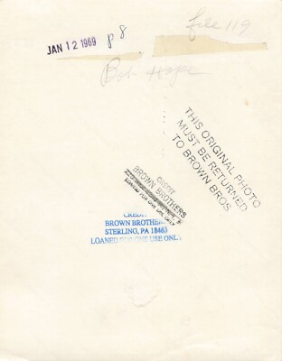 Bob Hope 1964 Press Photo The Chrysler Theatre TV Show 7x9 *P155a