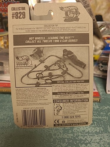 HOT WHEELS PIRSCHE CARRERA NO. 829 - Picture 3 of 4