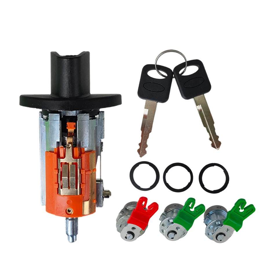 Ignition & Door Lock Cylinder For 1997-2007 Ford F250 F350 F450 F150 and 2 Keys - Image 4 of 4