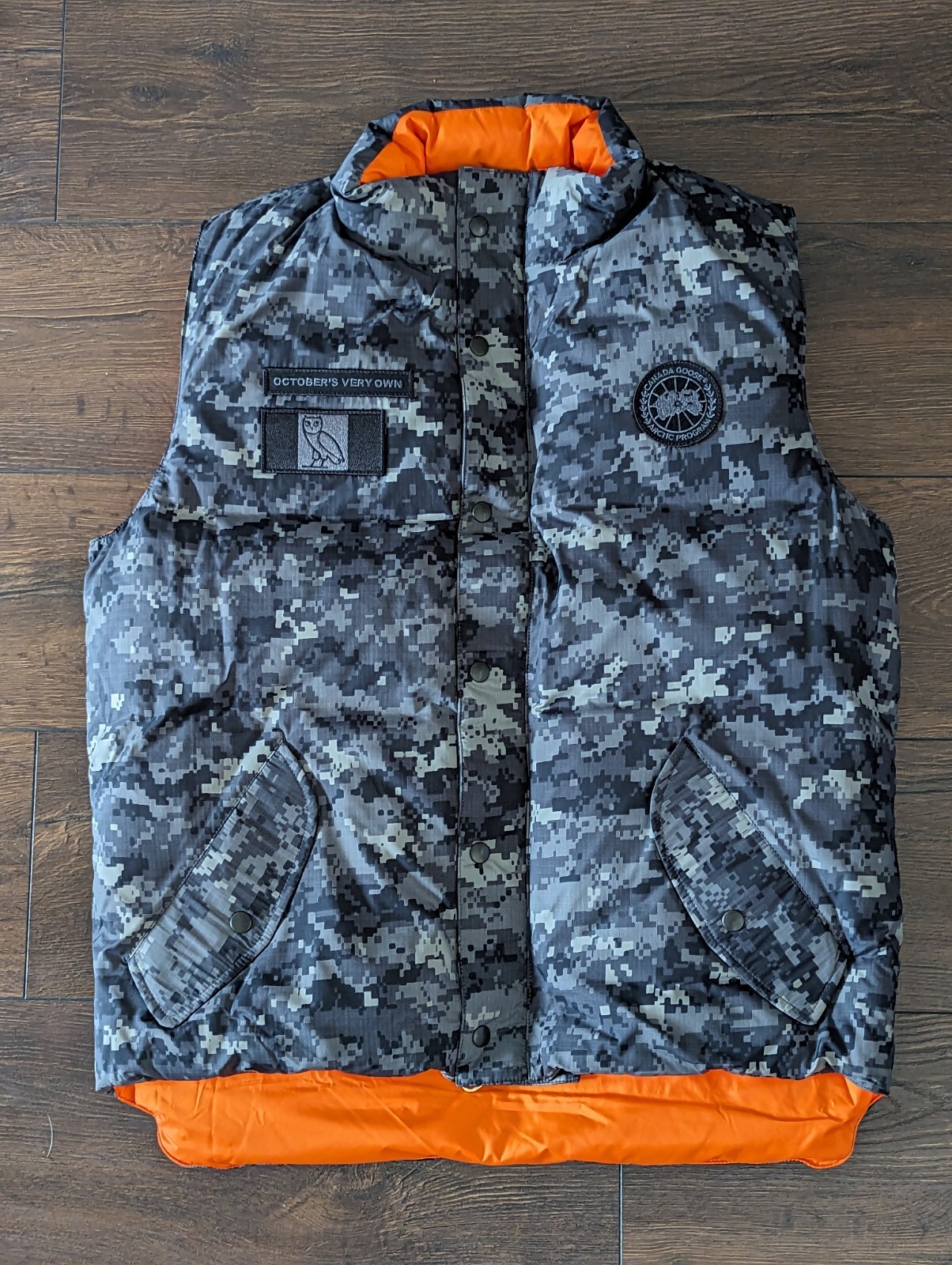 OVO x October's Very Own x Canada Goose Urban Digi Camo Vest Size