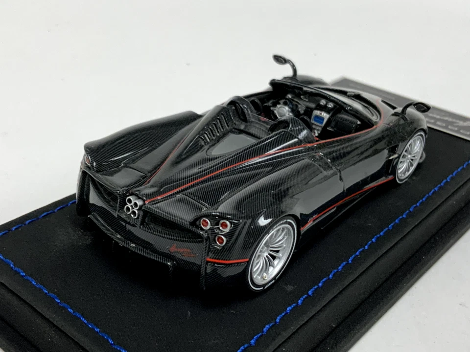 1/43 Peako Pagani Huyara Roadster Black Carbon  limited 50 piece  31117  TA066 - Image 4 of 4