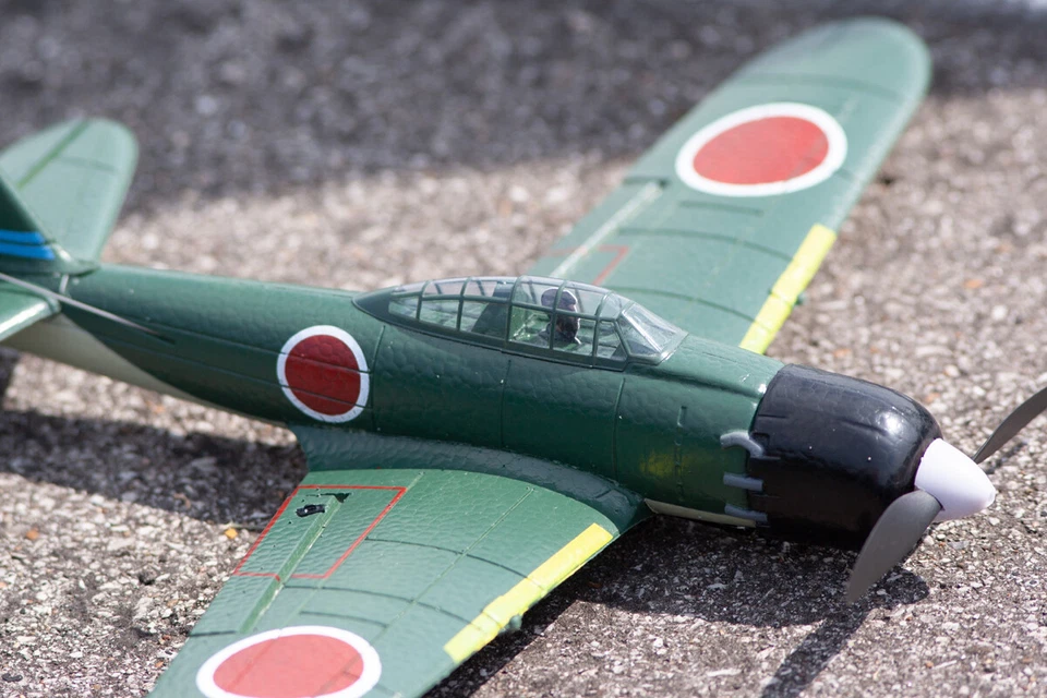 Mitsubishi A6M Zero Micro Warbirds RTF RC Airplane w/PASS Stability Assist - Image 4 of 4