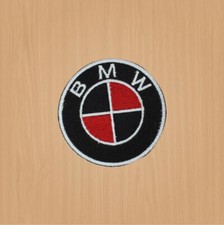 embroidery patch, Iron on patch,sew on patch, BMW Red Filled patch, Cars patch