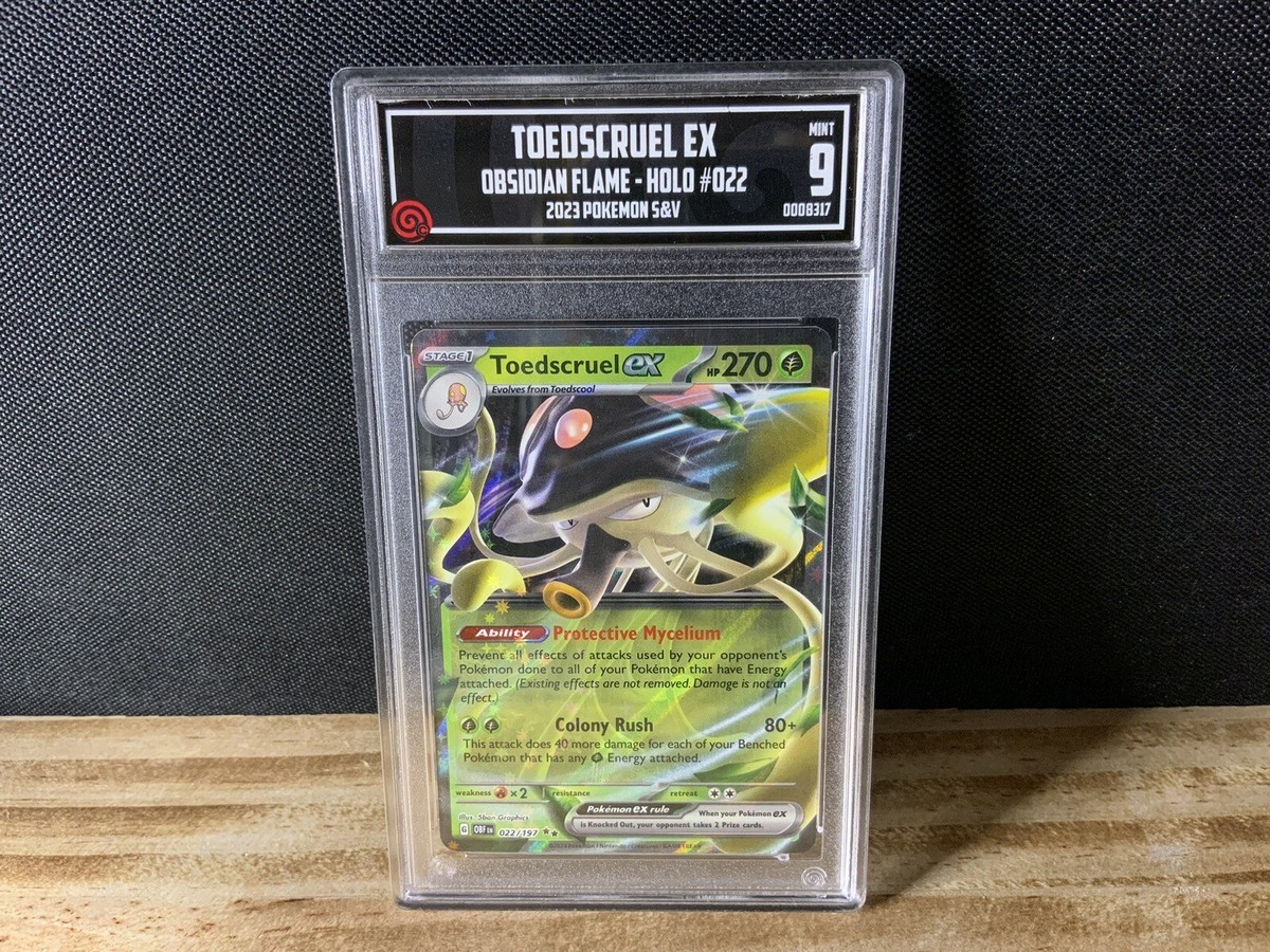 Toedscruel EX 022/197 Double OBF Obsidian Flames Pokemon