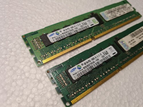 2X Samsung 4 GB 2RX4 PC3L-10600R, DDR3-1333 SERVER MEMORY RAM REGISTERED ECC 8GB - Picture 3 of 4