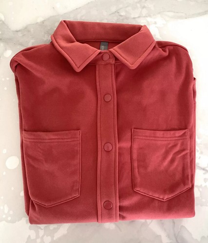 Mondetta Women's Cozy Warm Fleece Shirt Jacket - 第 22/26 張圖片