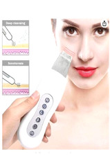 ULTRASONIC SPATULA ELECTRIC CLEANSING SQUEEGEE SKIN PEELER VIBRATION PORE CLEANE