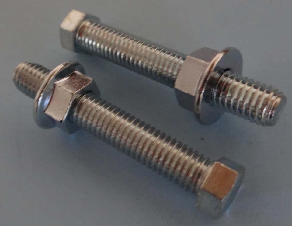 M8 Chain Adjusters Kawasaki Ninja ZZR600 ZX-14 ZX-6R Z1000 ZX-14R ZX-6 ZZR - Image 3 of 3