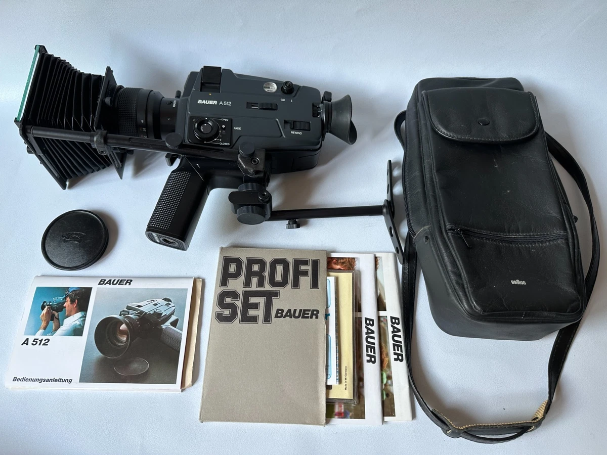 Ancienne caméra Super 8 Bauer D3 Super Ancienne caméra Super 8 Bauer D3 Super