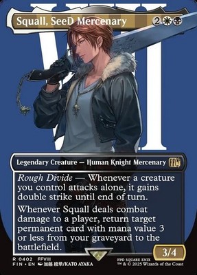 Squall, SeeD Mercenary (Extended Art) Final Fantasy Regular for