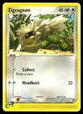 Zigzagoon 85/100 Common Sandstorm Pokemon LP