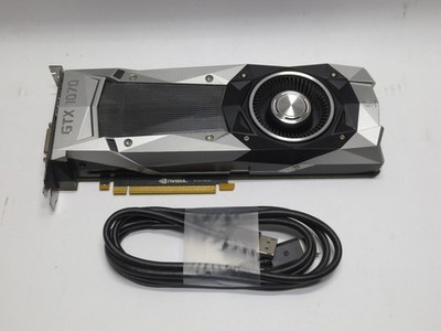 EVGA Nvidia GeForce GTX-1070 Founders Edition 8GB Graphics Card