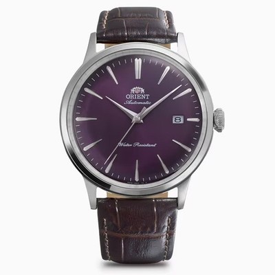 ORIENT Classic Automatic Purple Dial Men's Watch RN-AC0032V Simple Dress Japan