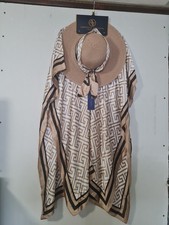 Kimono Robe Traditional Japanese With Hat Set