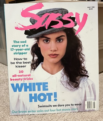 #ad #ad Sassy Magazine May 1988 Third Issue Vol. 1 $99.00