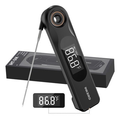 INKBIRD Dual-display Instant Read BBQ Thermometer 1.8mm Ultra Thin Probe Candy