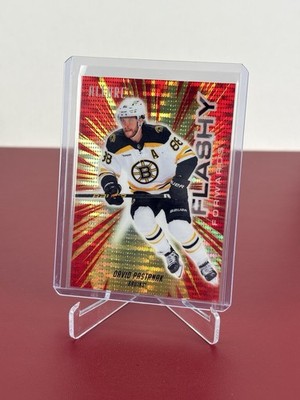 2025-26 Upper Deck Allure Flashy Forwards David Pastrnak #FF-7 Red Spectrum /399