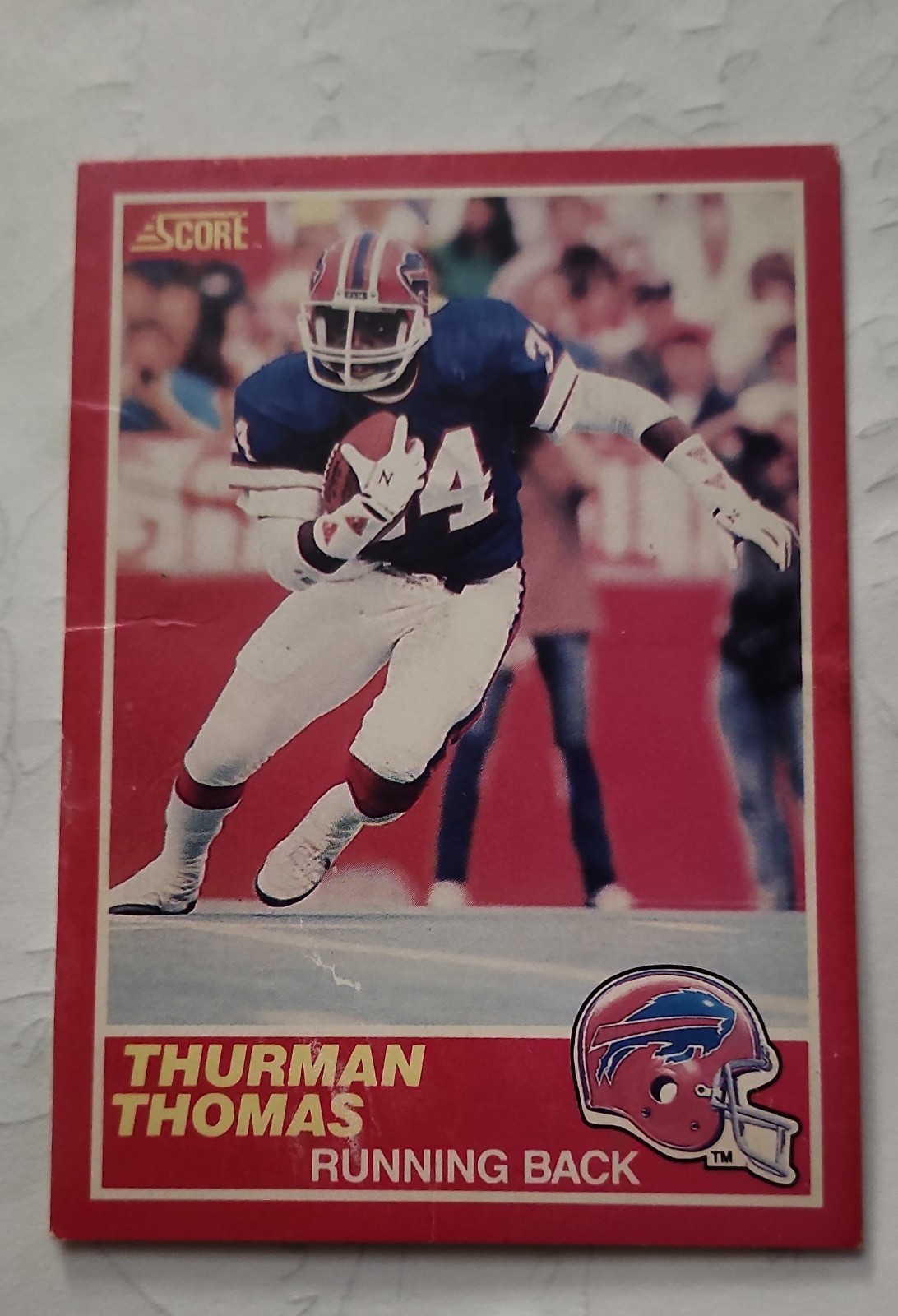 1989 Score - Thurman Thomas #211 (RC)