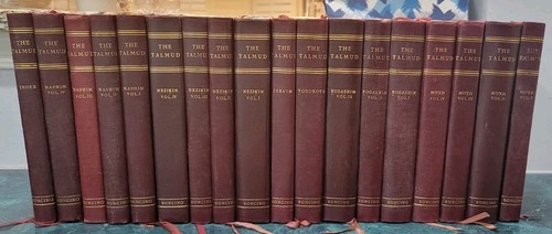 COMPLETE Soncino Babylonian Talmud 18 Vol Set+ Minor Tractates ENGLISH MUST