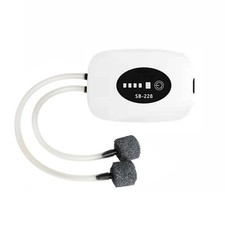 USB Rechargeable Oxygen Pump Quiet 30dB 28kPa Air Stone Bubbler For Aquarium