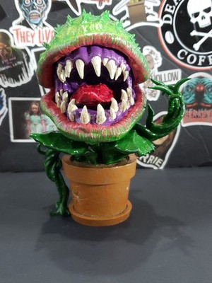 Hand Painted Audrey II Plant- Little Shop of Horrors Resin Sculpture