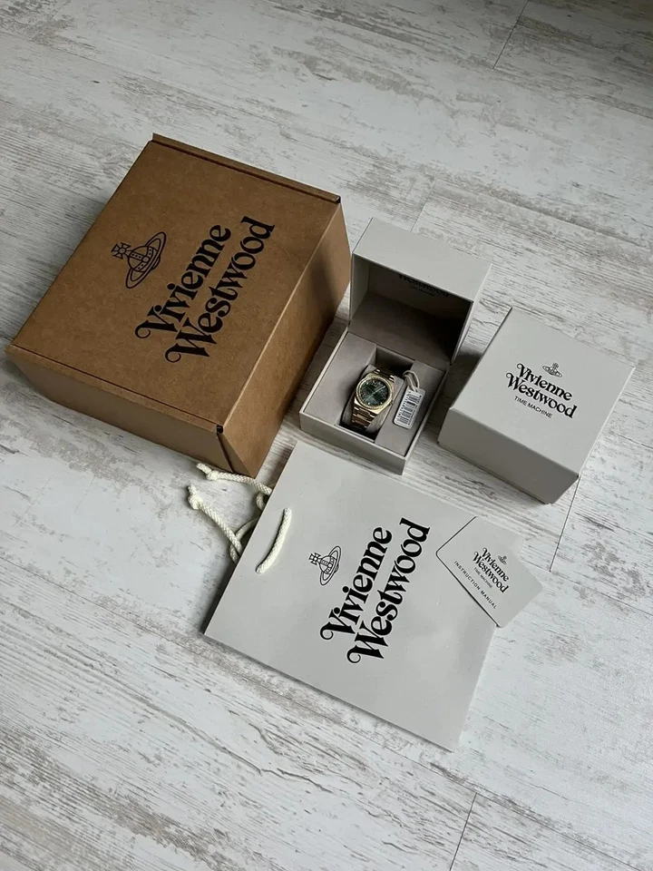 Vivienne Westwood Charterhouse Gold Quartz Watch VV244GDGR Stainless Steel 34mm - Image 4 of 4