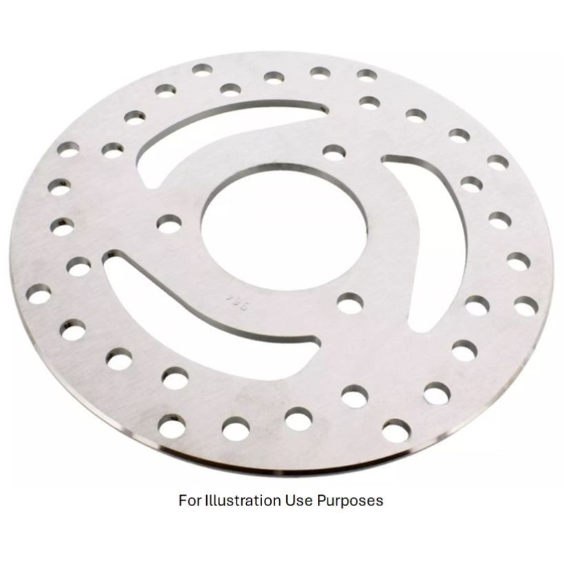 EBC Scooter Solid FR Brake Disc Front Left for Derbi Atlantis 50 2T 5 Spoke 2007