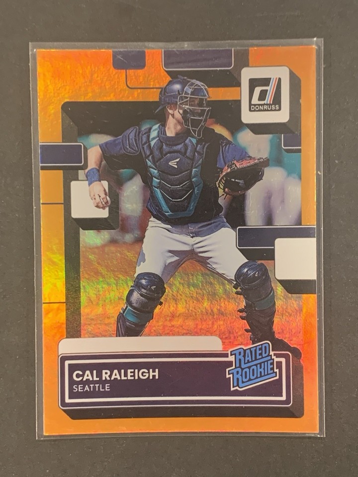 Cal Raleigh Orange Purple Blue Pink Green Refractor RATED ROOKIE Lot ...