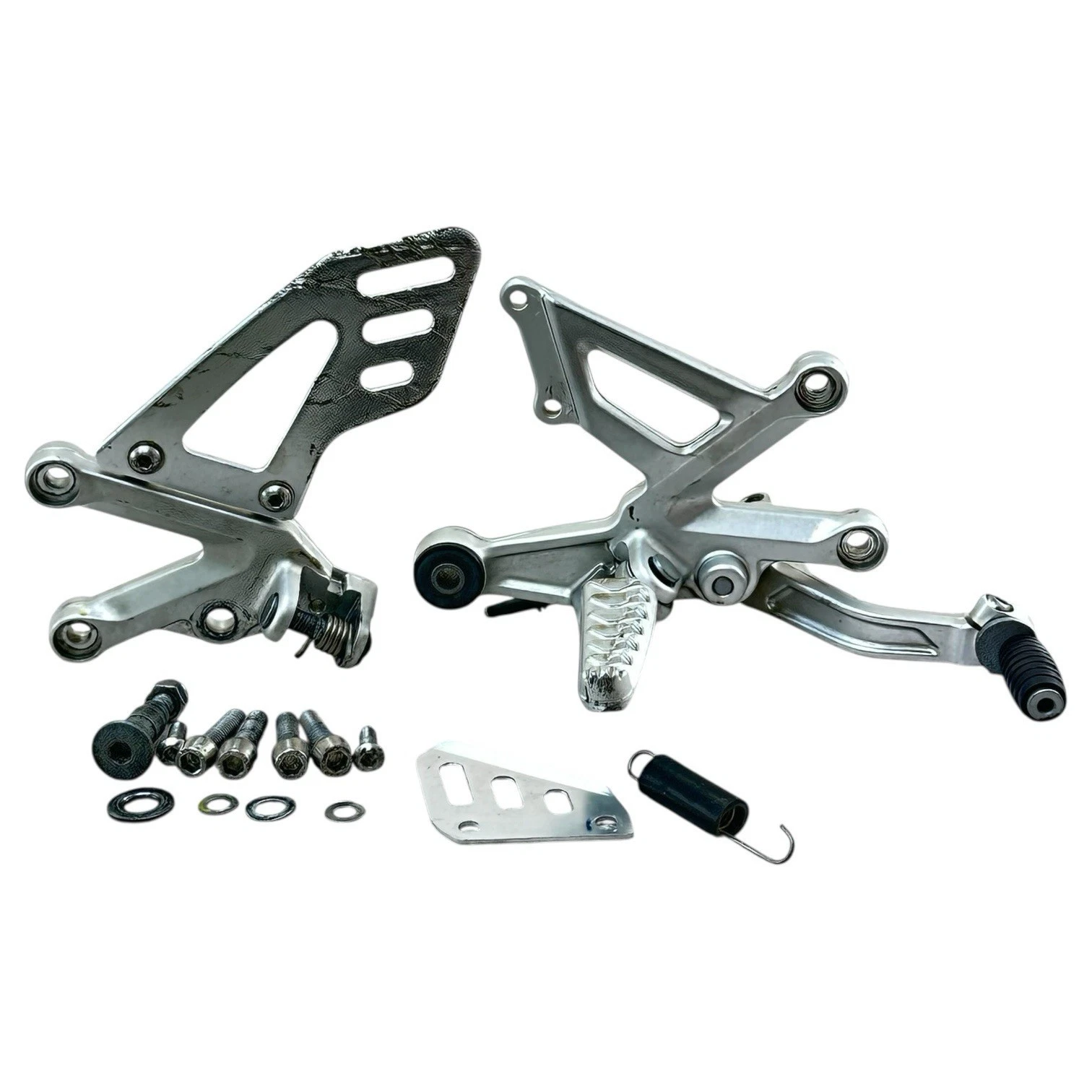 2015 2016 APRILIA RSV4 RF REAR SET DRIVER FOOT PEG REST LEFT RIGHT SCUFFED